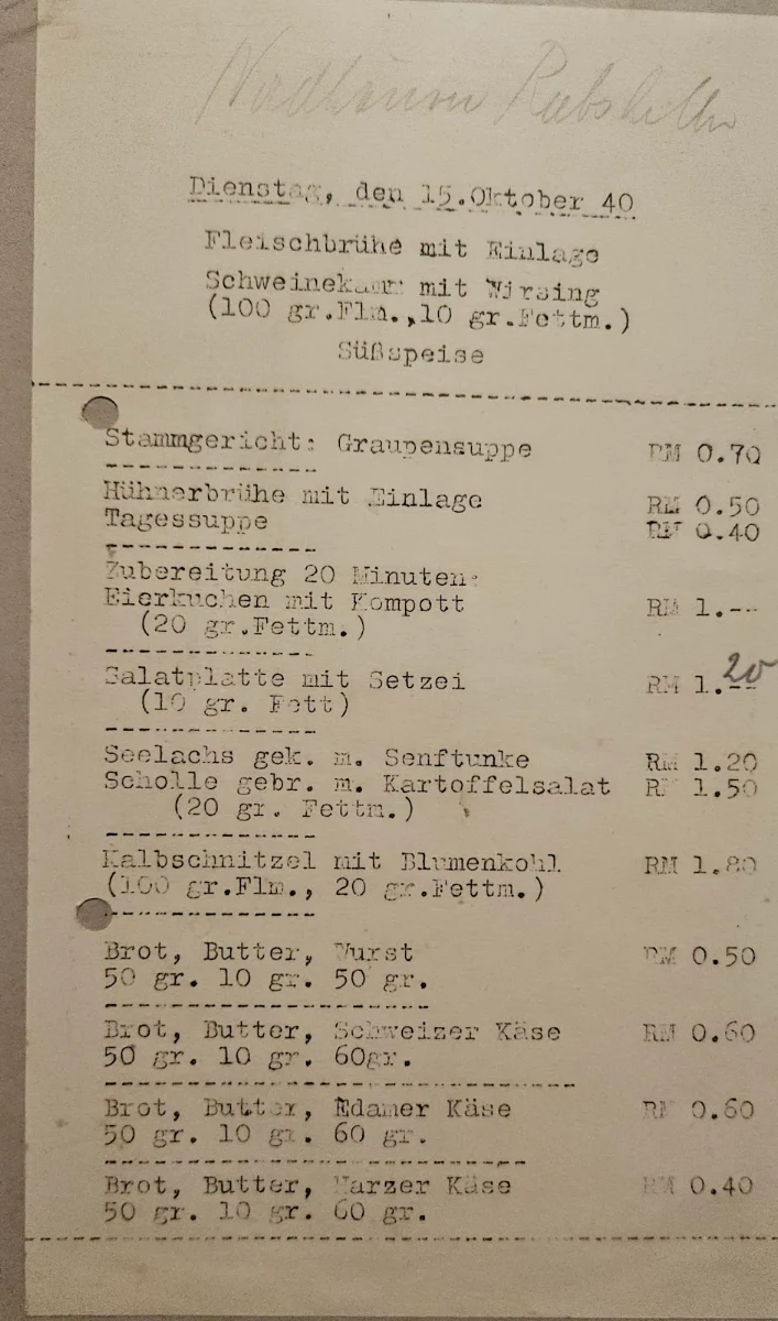 Speisekarte photo 3