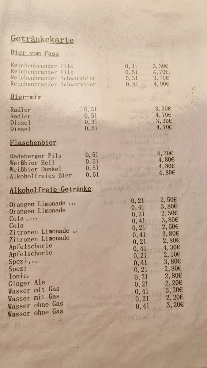 Speisekarte photo 1