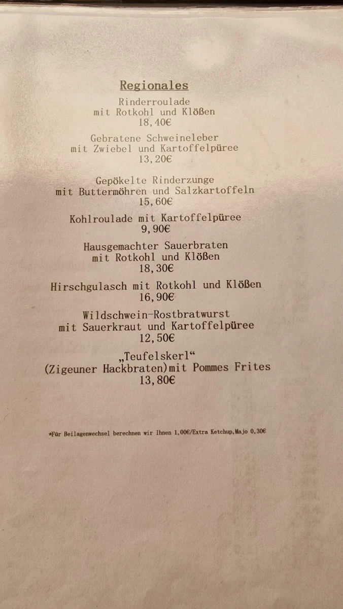 Speisekarte photo 2