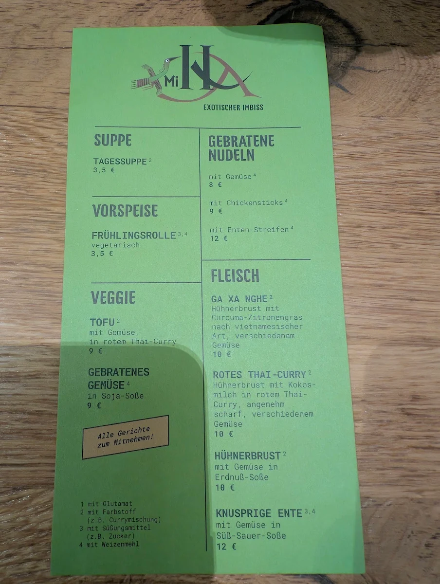 Speisekarte photo 1