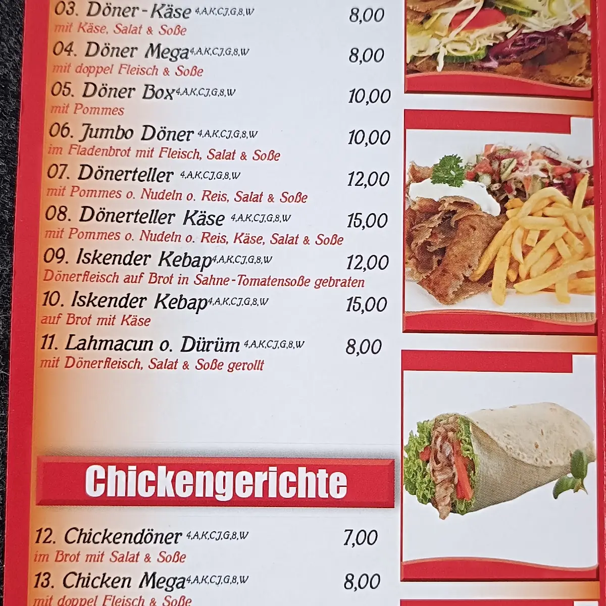 Speisekarte photo 6
