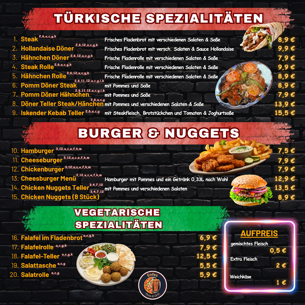 Speisekarte photo 1
