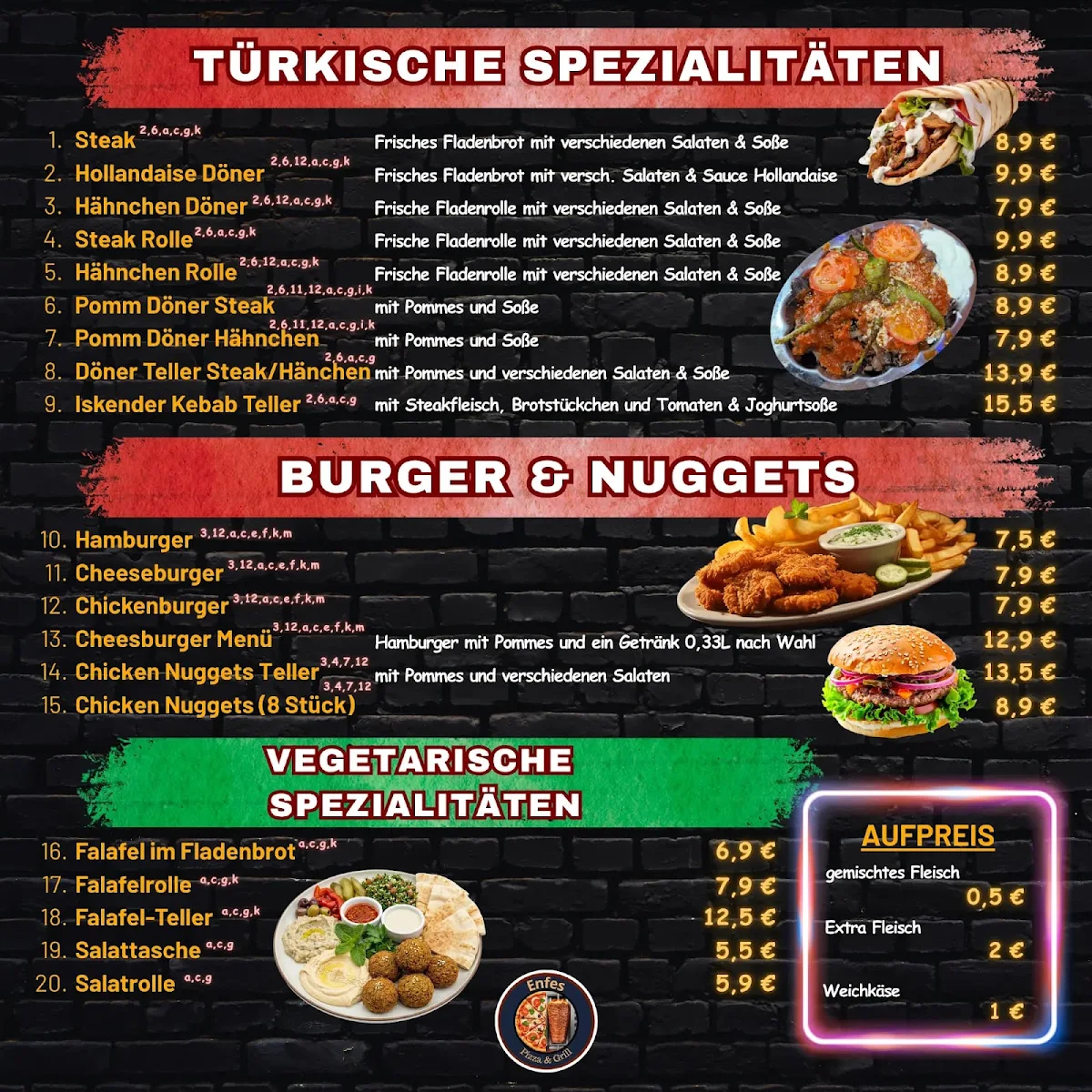 Speisekarte photo 2