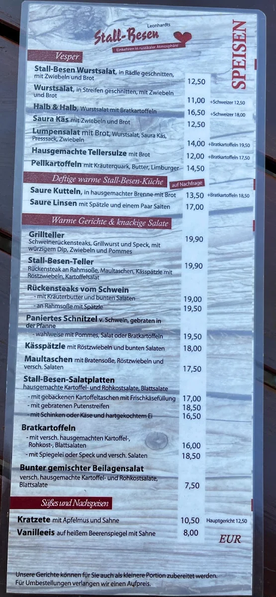 Speisekarte photo 7