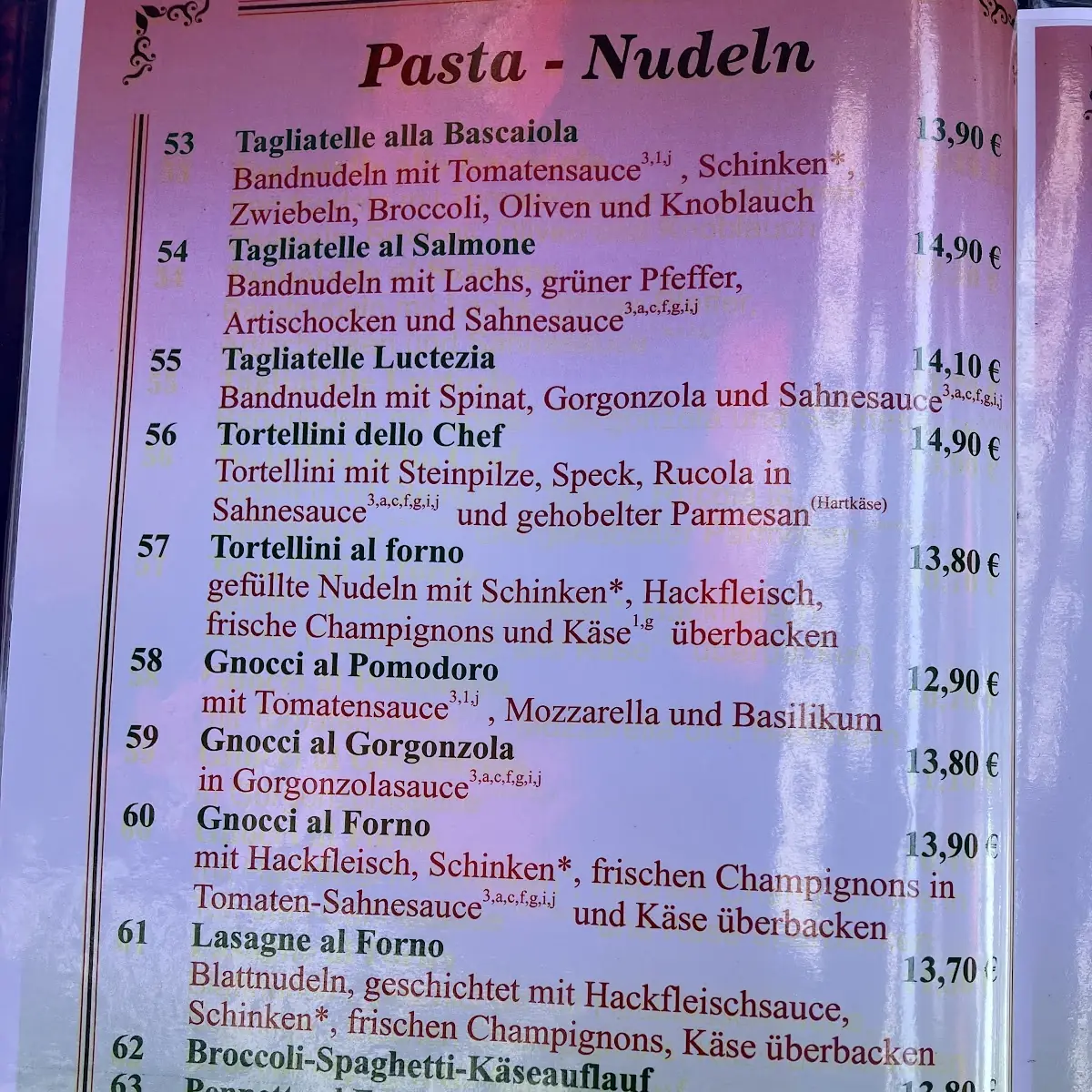 Speisekarte photo 3