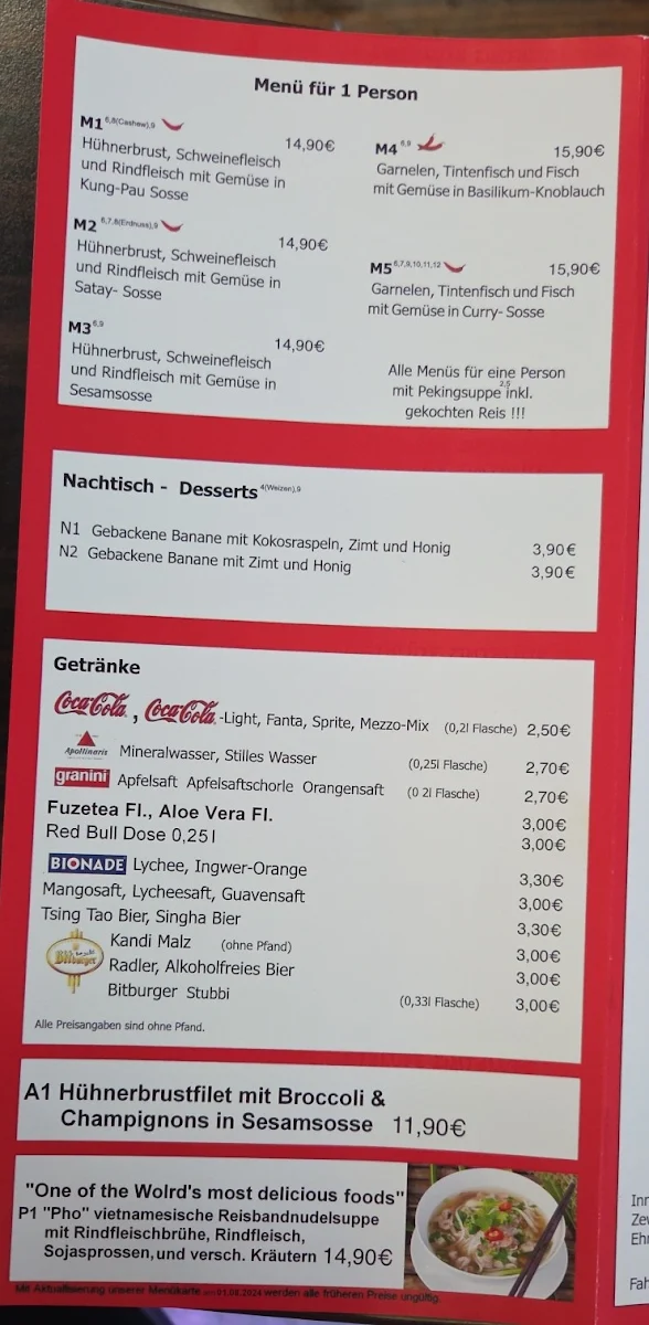 Speisekarte photo 2