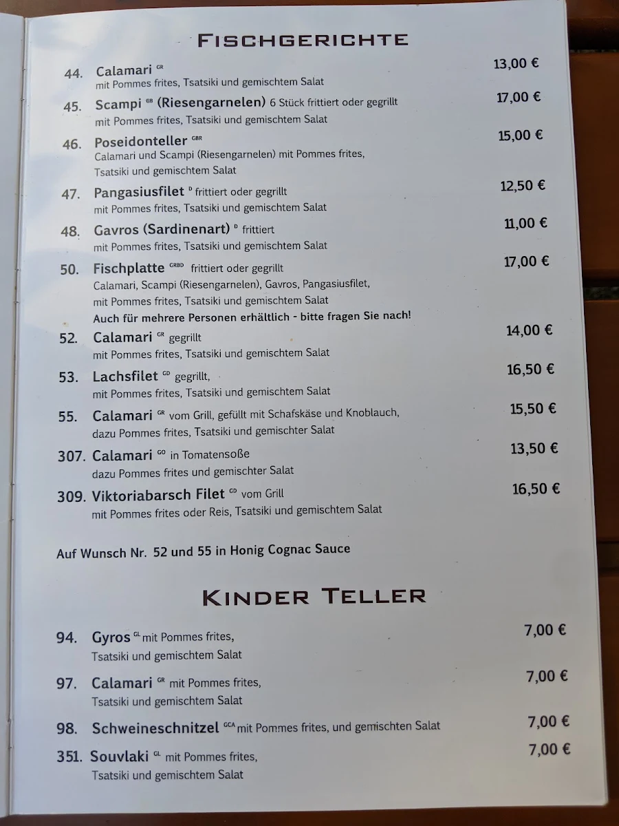 Speisekarte photo 1