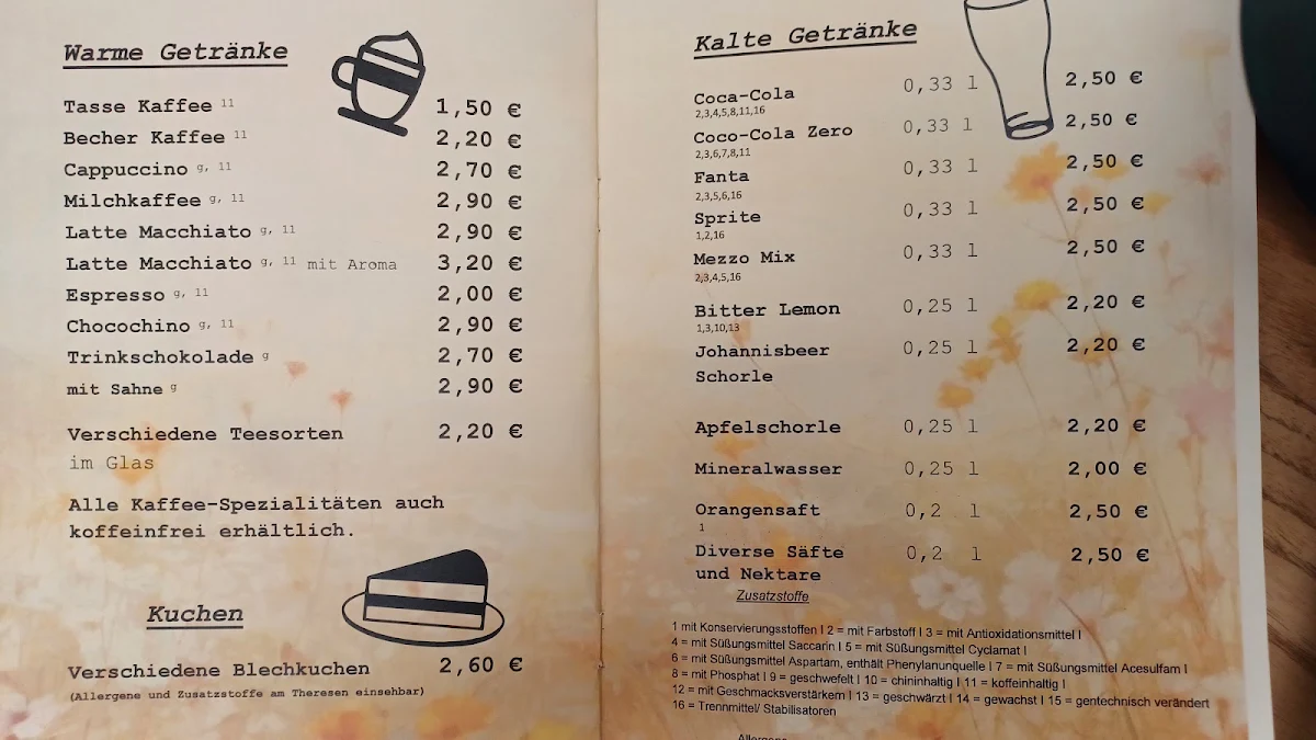 Speisekarte photo 2