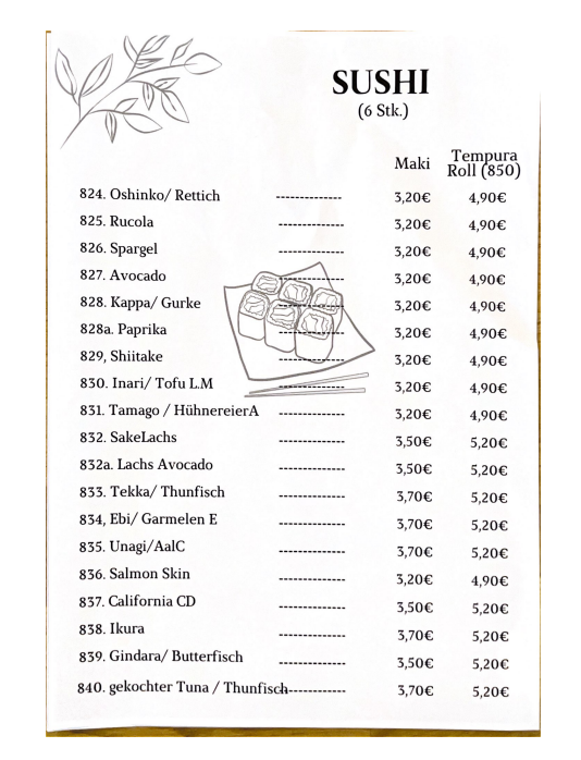 Speisekarte photo 4