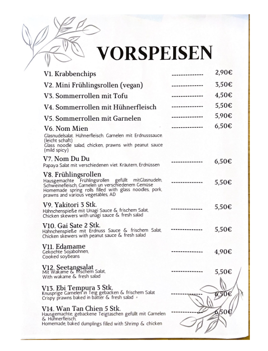Speisekarte photo 6