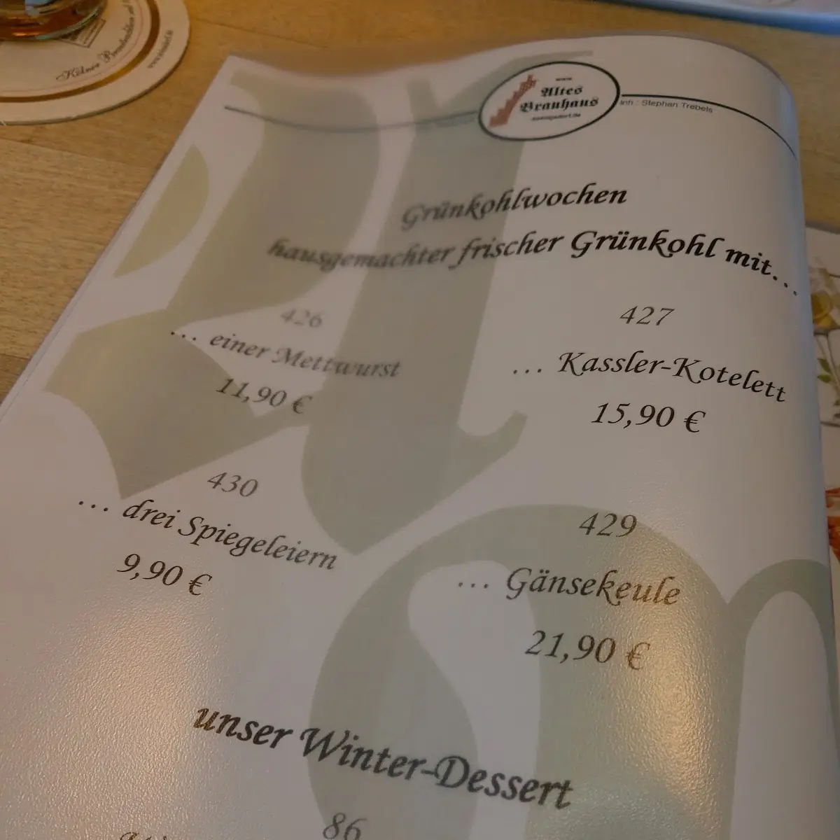 Speisekarte photo 1