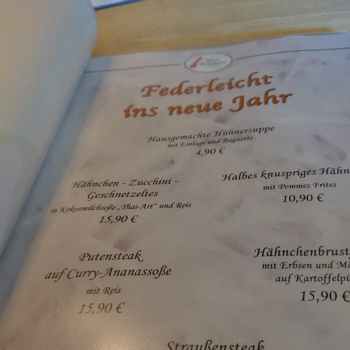 Speisekarte photo 2