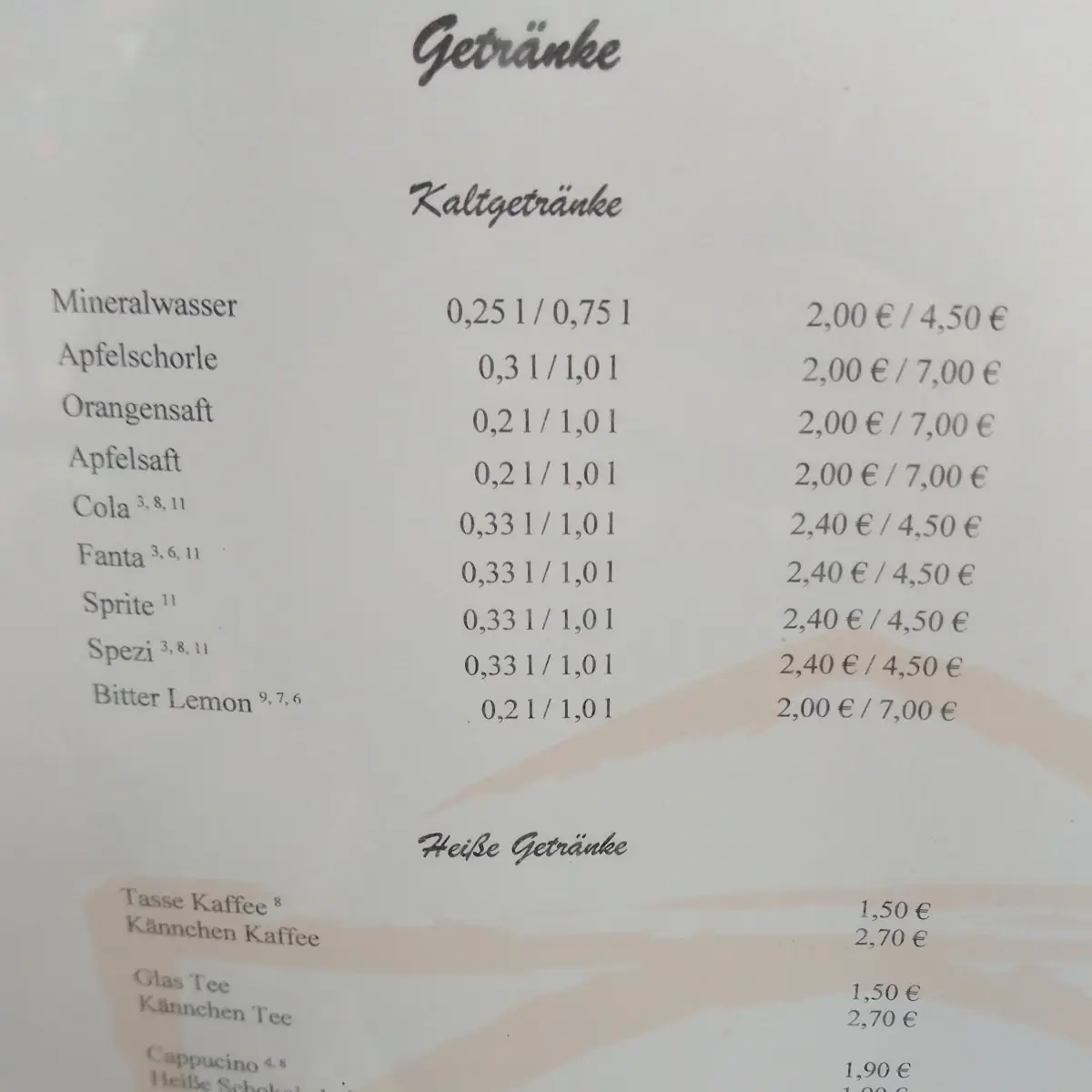 Speisekarte photo 4