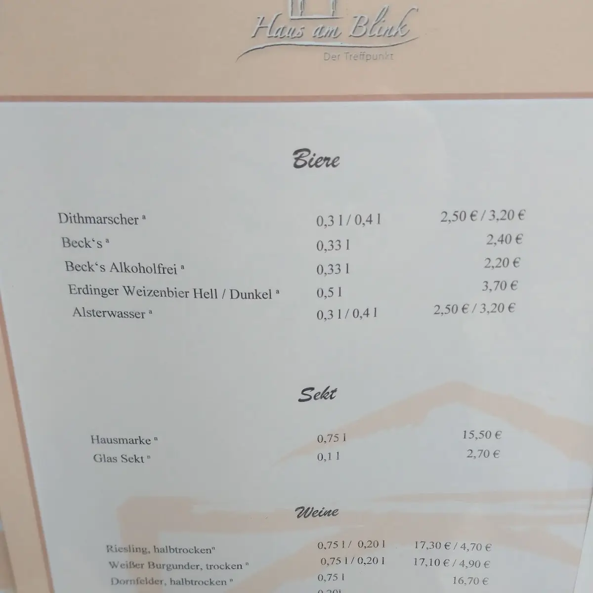 Speisekarte photo 5