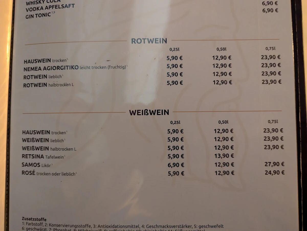 Speisekarte photo 4