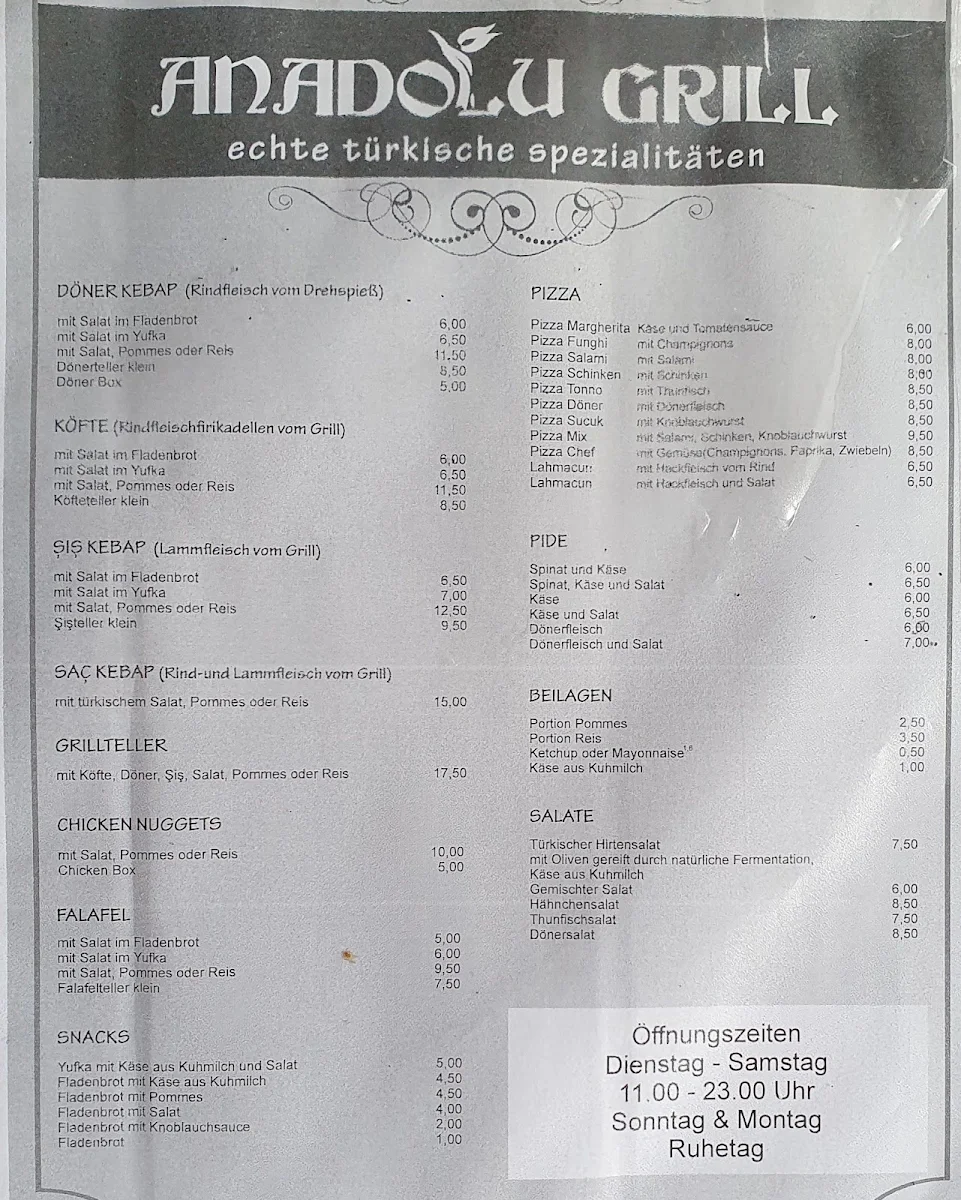 Speisekarte photo 2