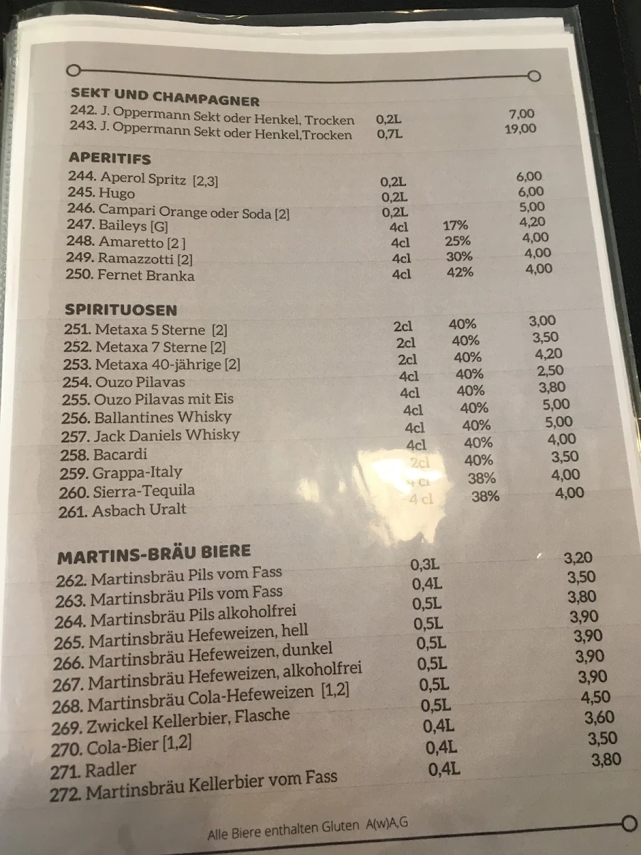 Speisekarte photo 2