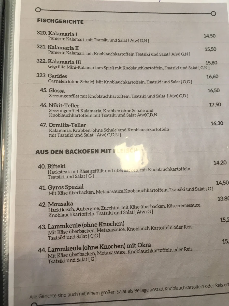 Speisekarte photo 5