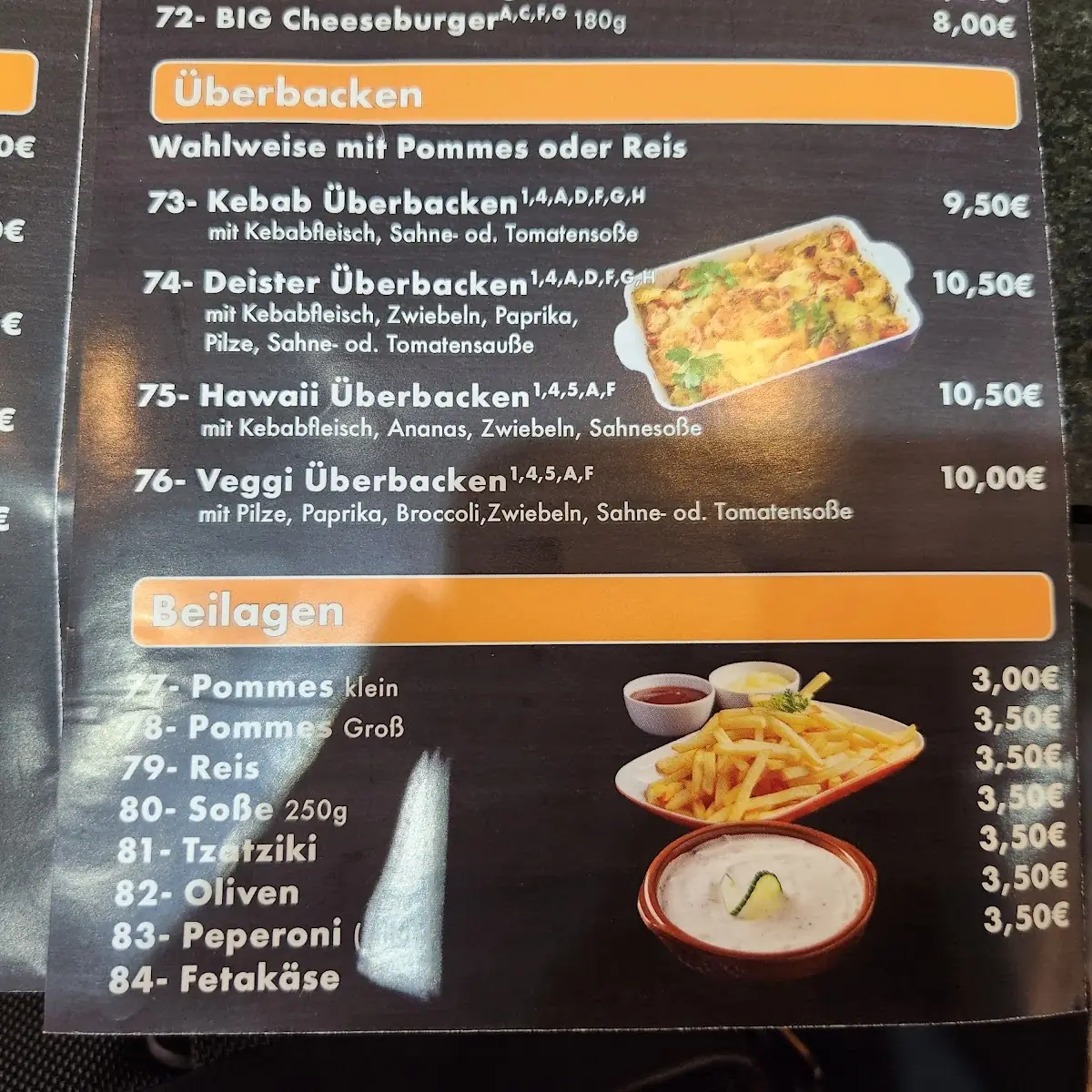 Speisekarte photo 5