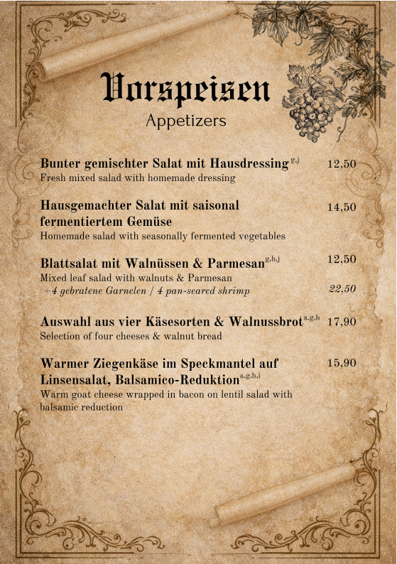 Speisekarte photo 10