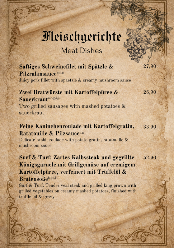 Speisekarte photo 6