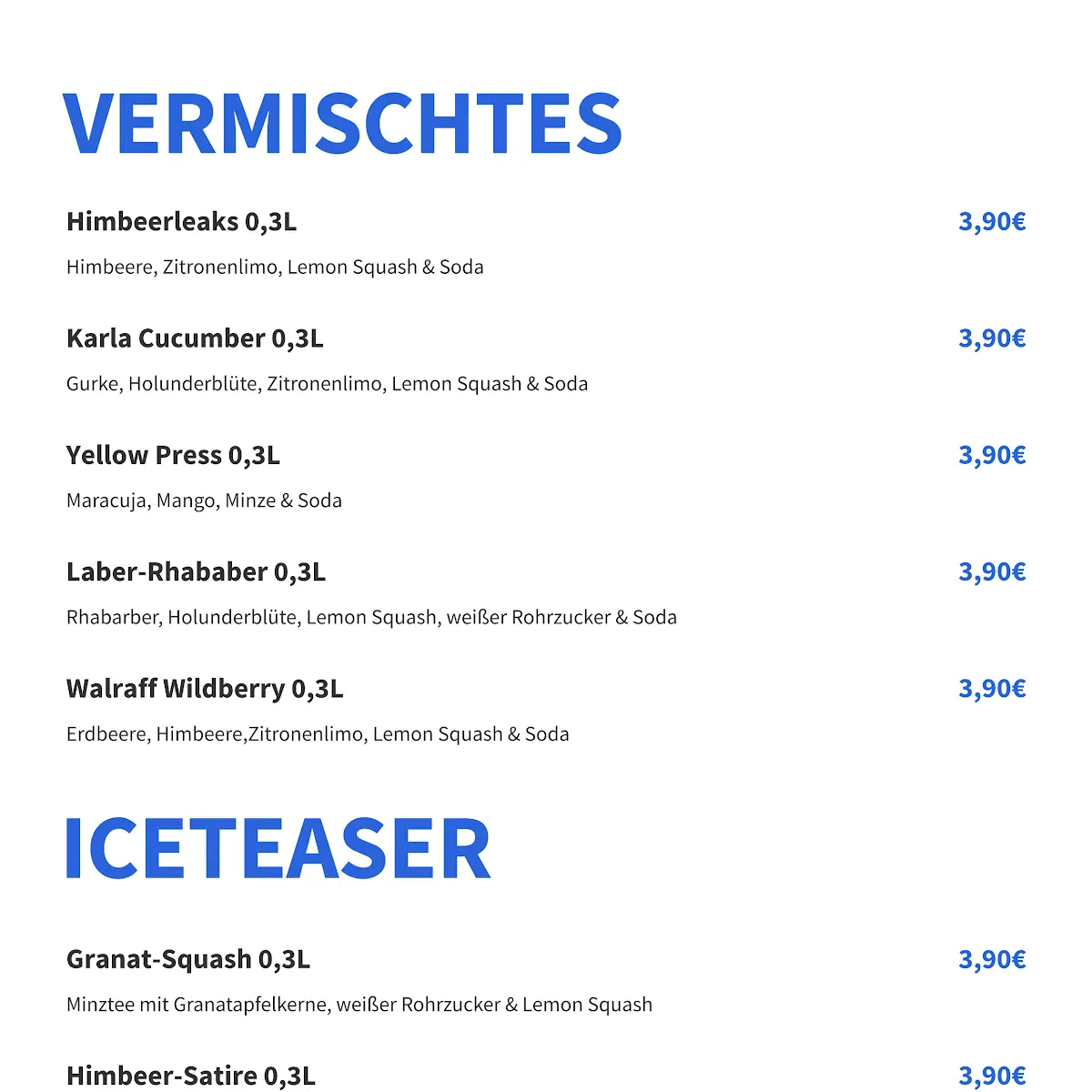 Speisekarte photo 5