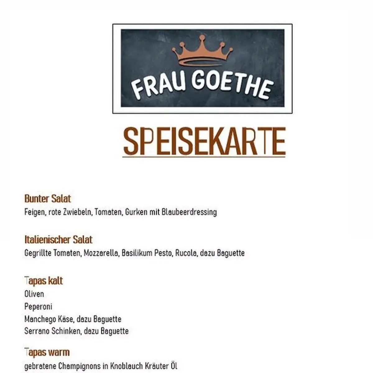 Speisekarte photo 2