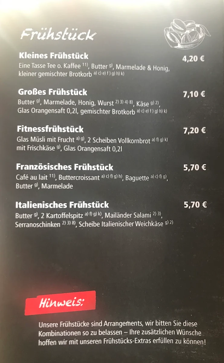 Speisekarte, Bäckerei-Konditorei Kuhn GmbH