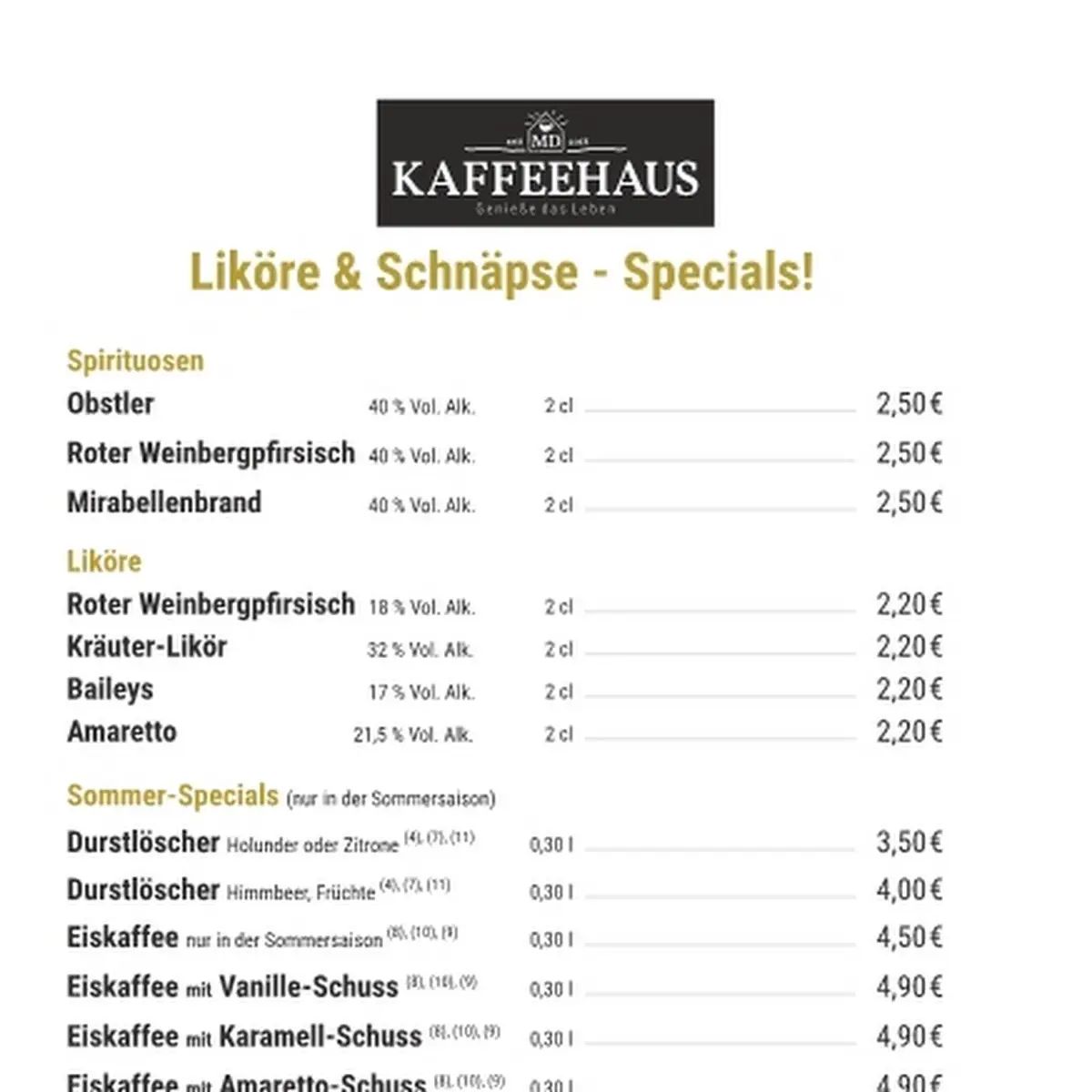 Speisekarte photo 5