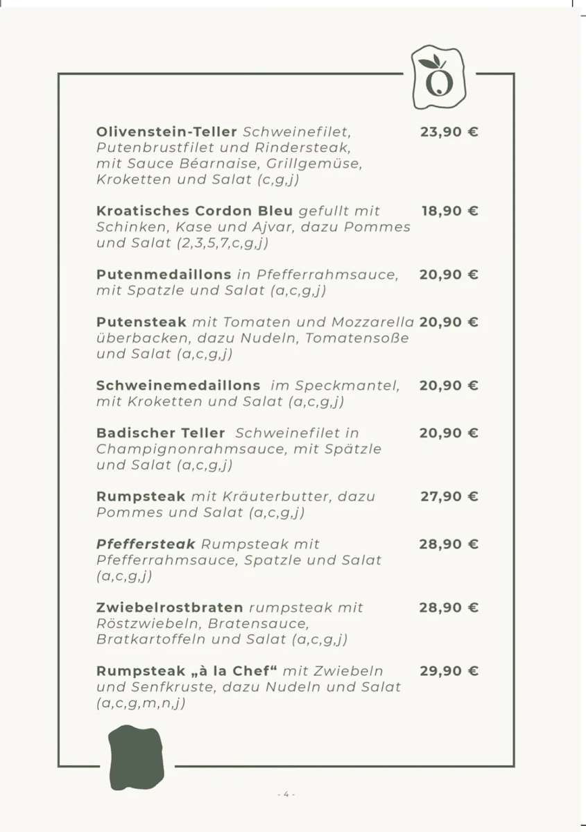 Speisekarte photo 1