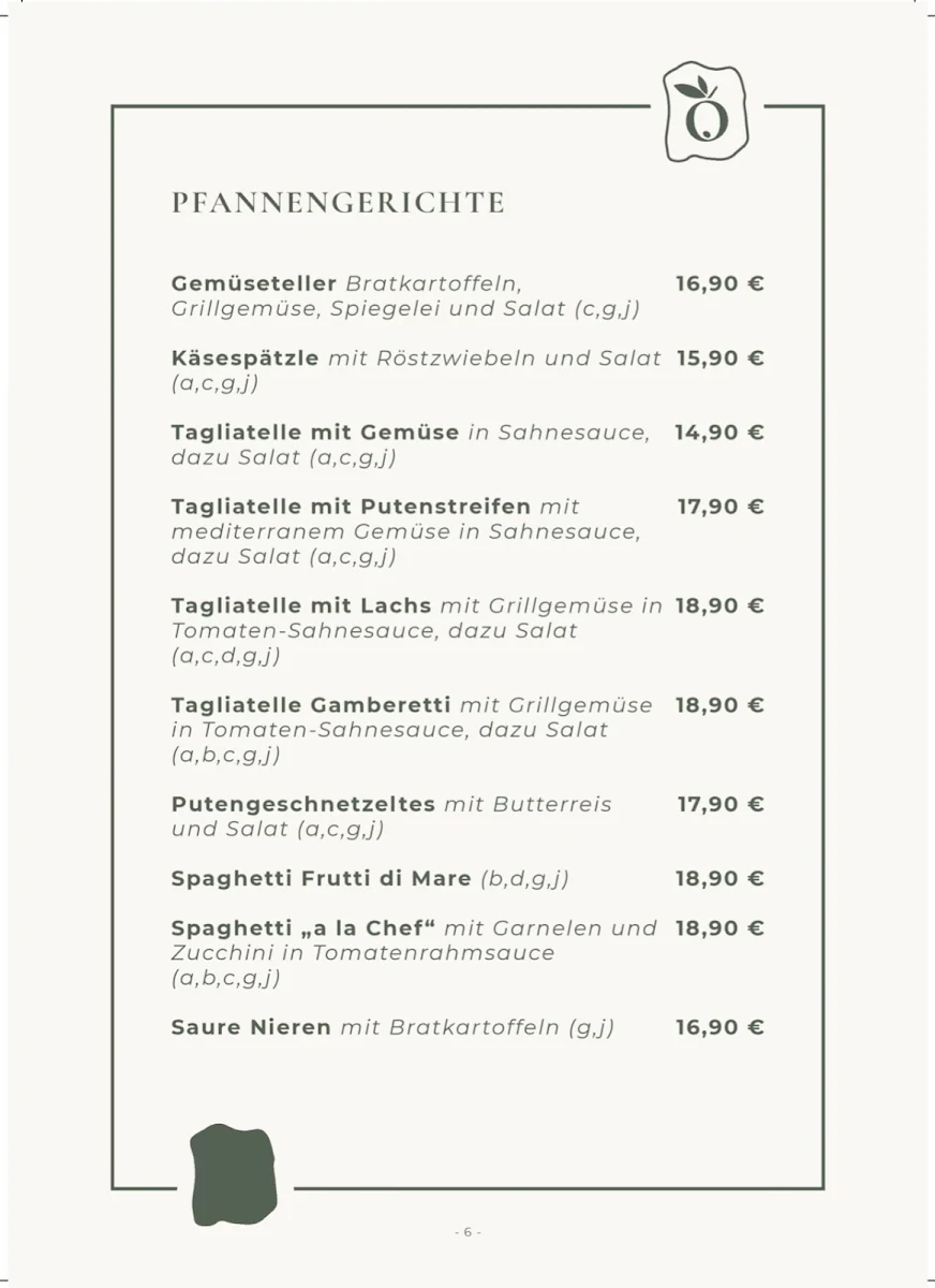 Speisekarte photo 4