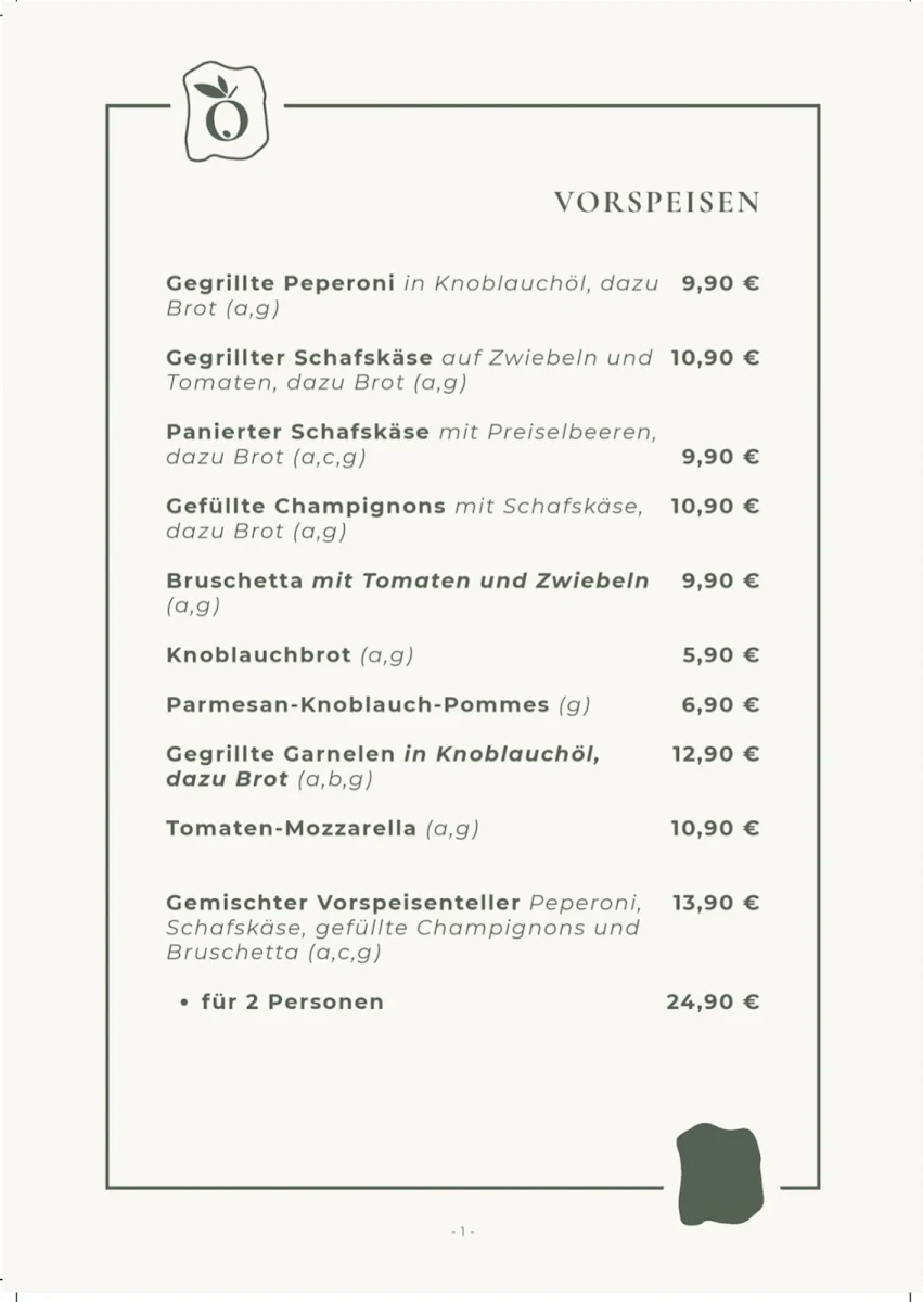 Speisekarte photo 7