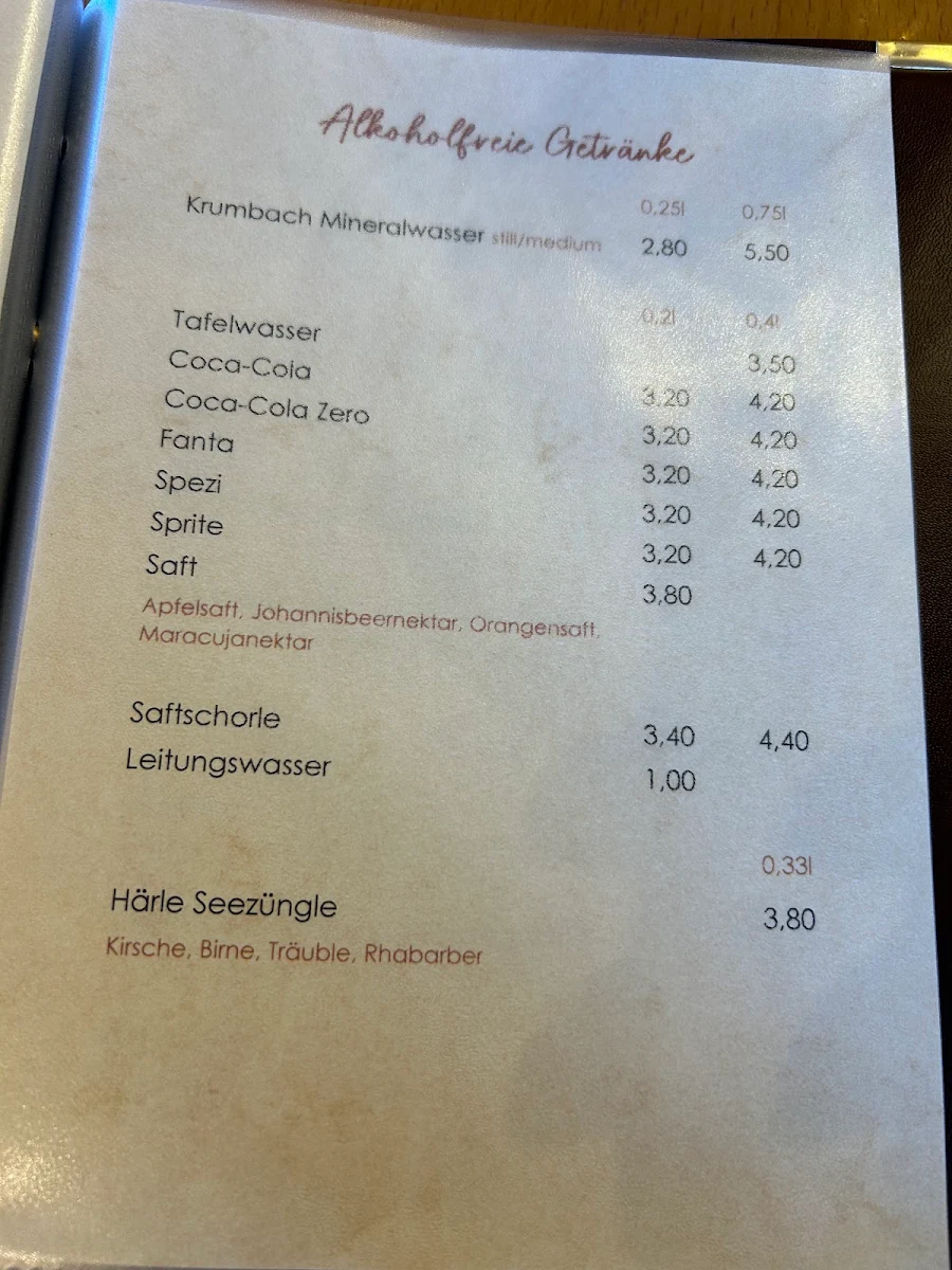 Speisekarte photo 4