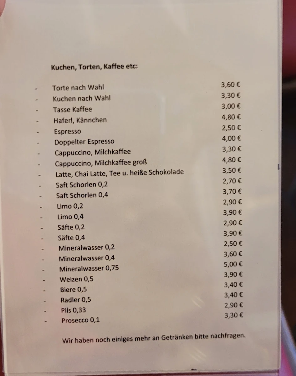 Speisekarte photo 5