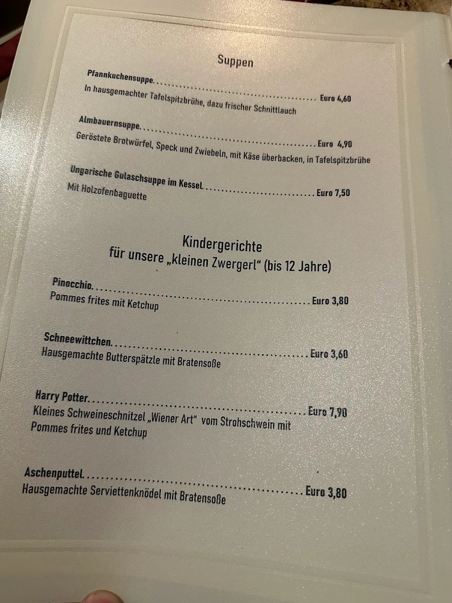 Speisekarte photo 2