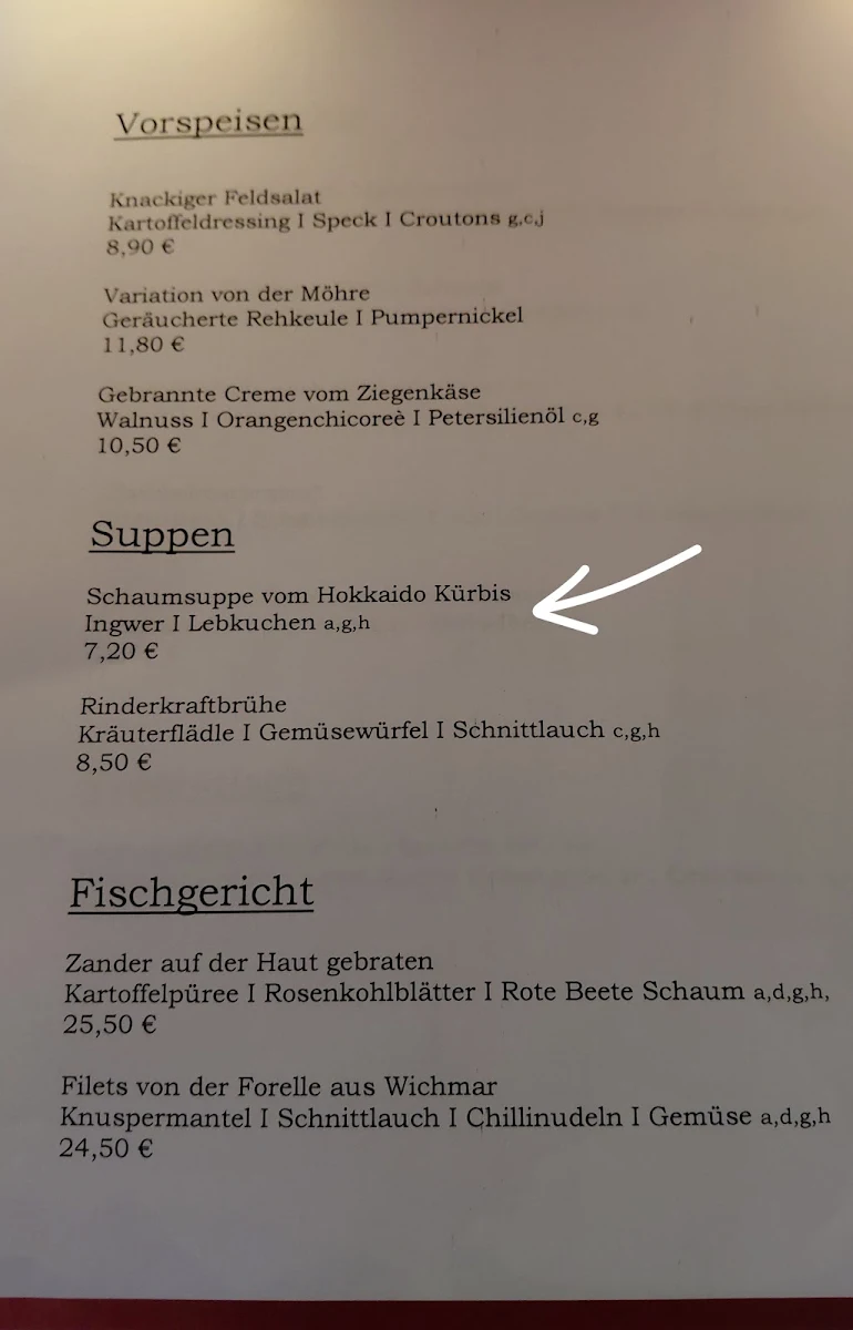 Speisekarte photo 4