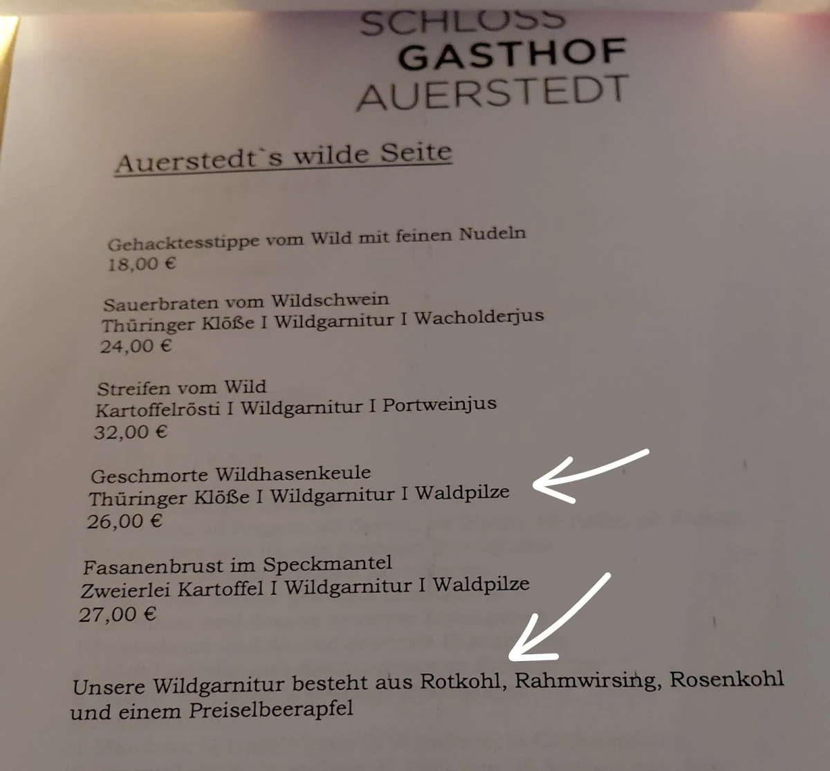 Speisekarte photo 5