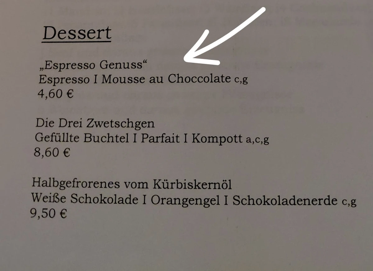 Speisekarte photo 6