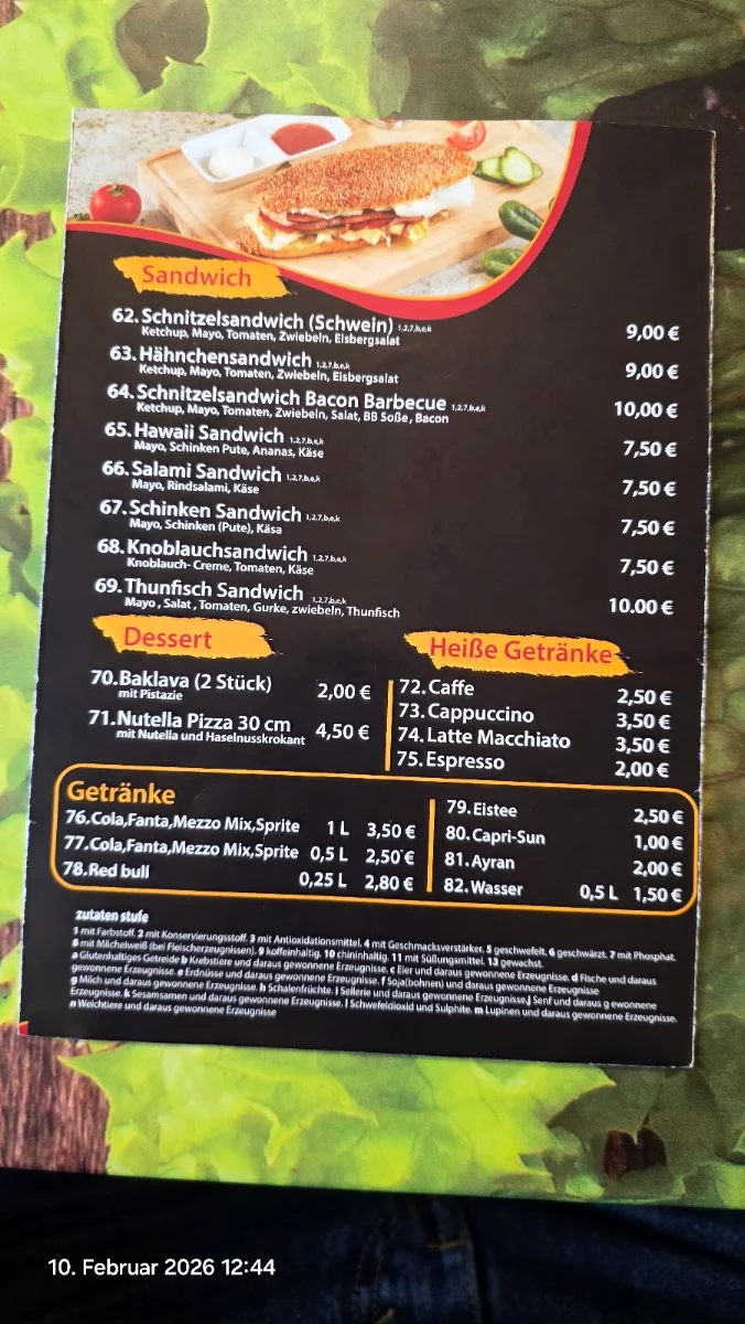 Speisekarte photo 3