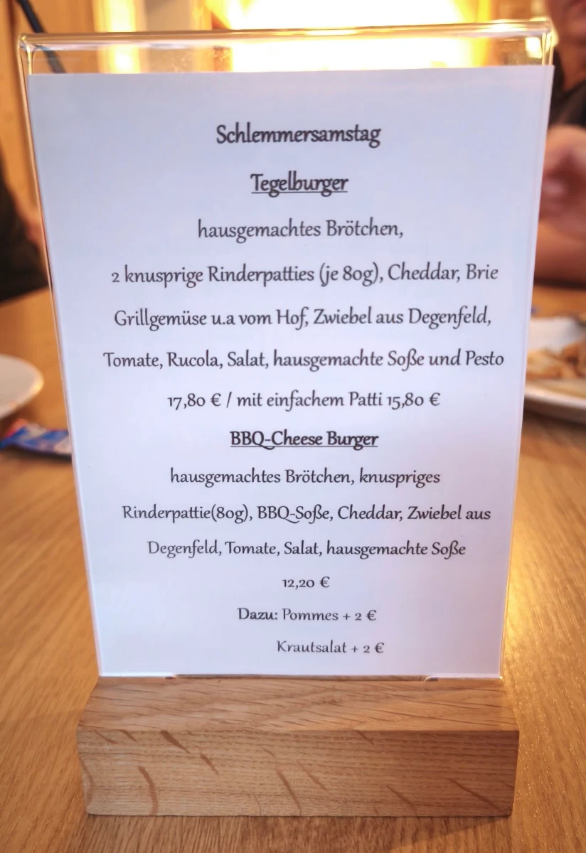 Speisekarte photo 1