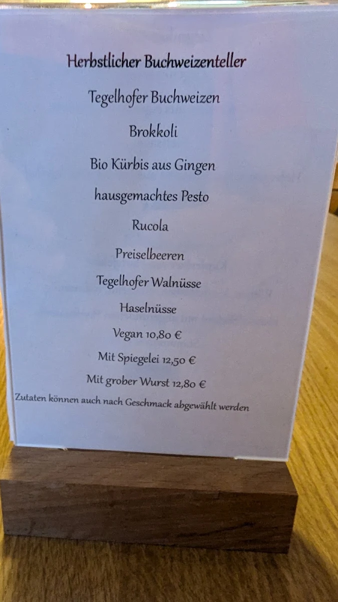 Speisekarte photo 2