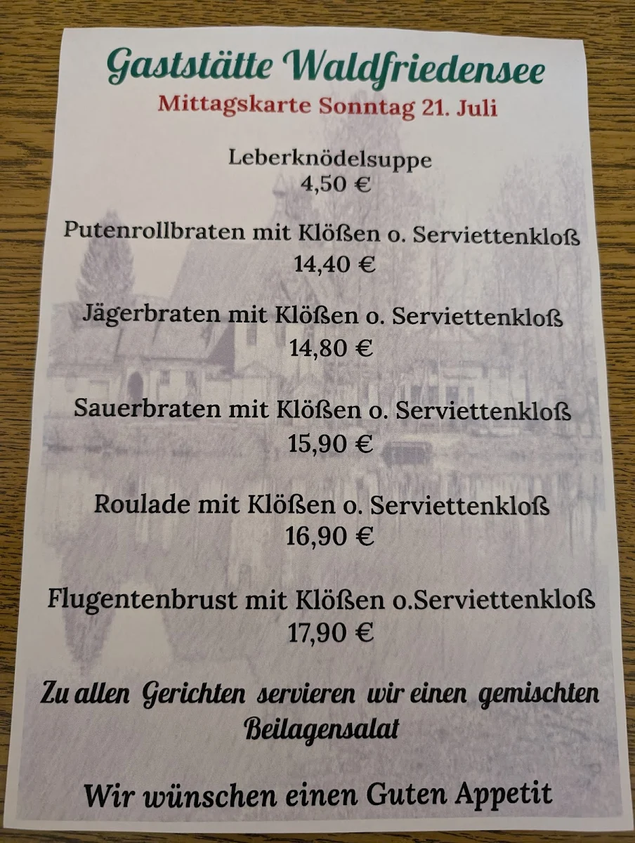 Speisekarte photo 1