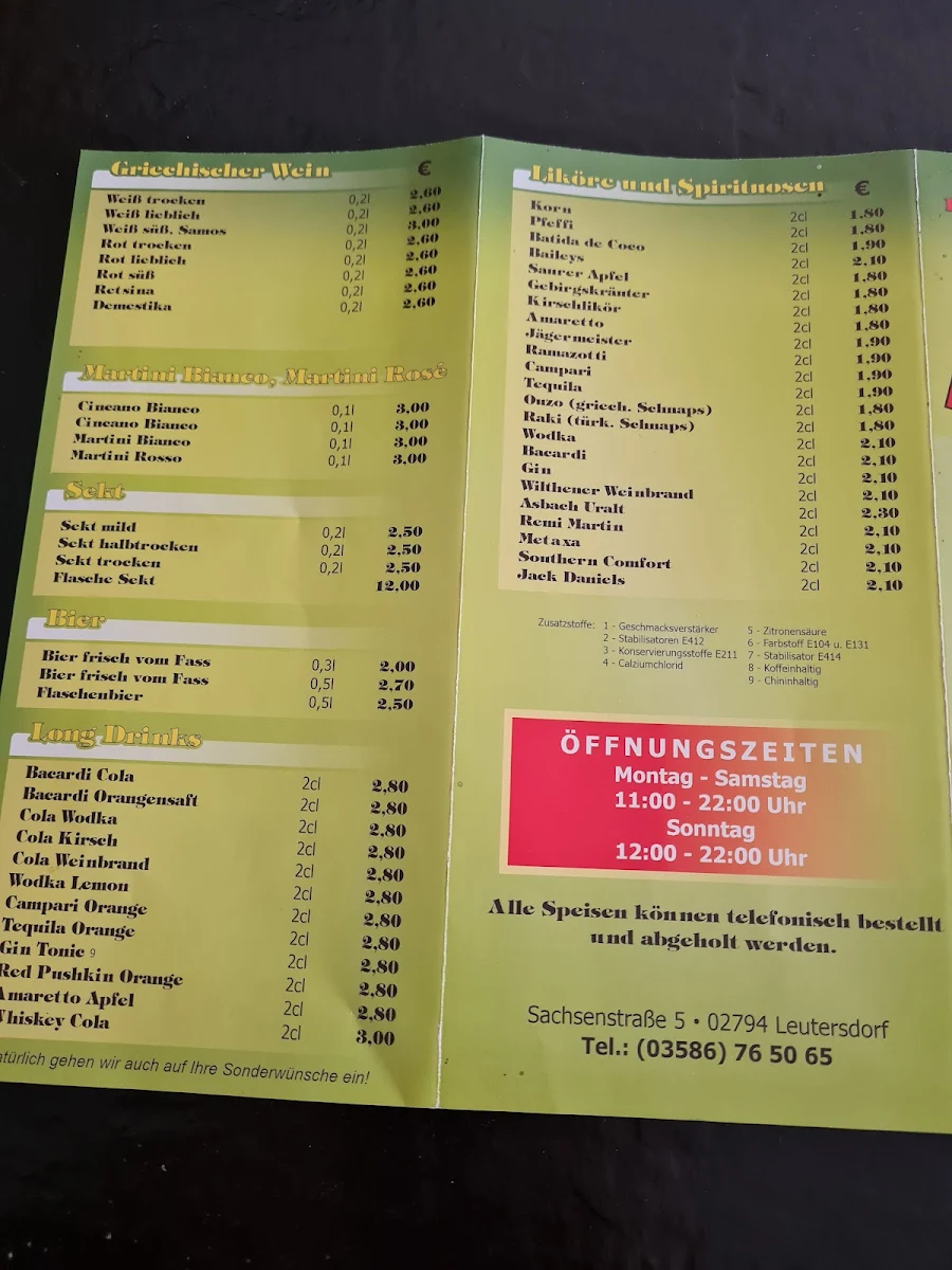 Speisekarte photo 4