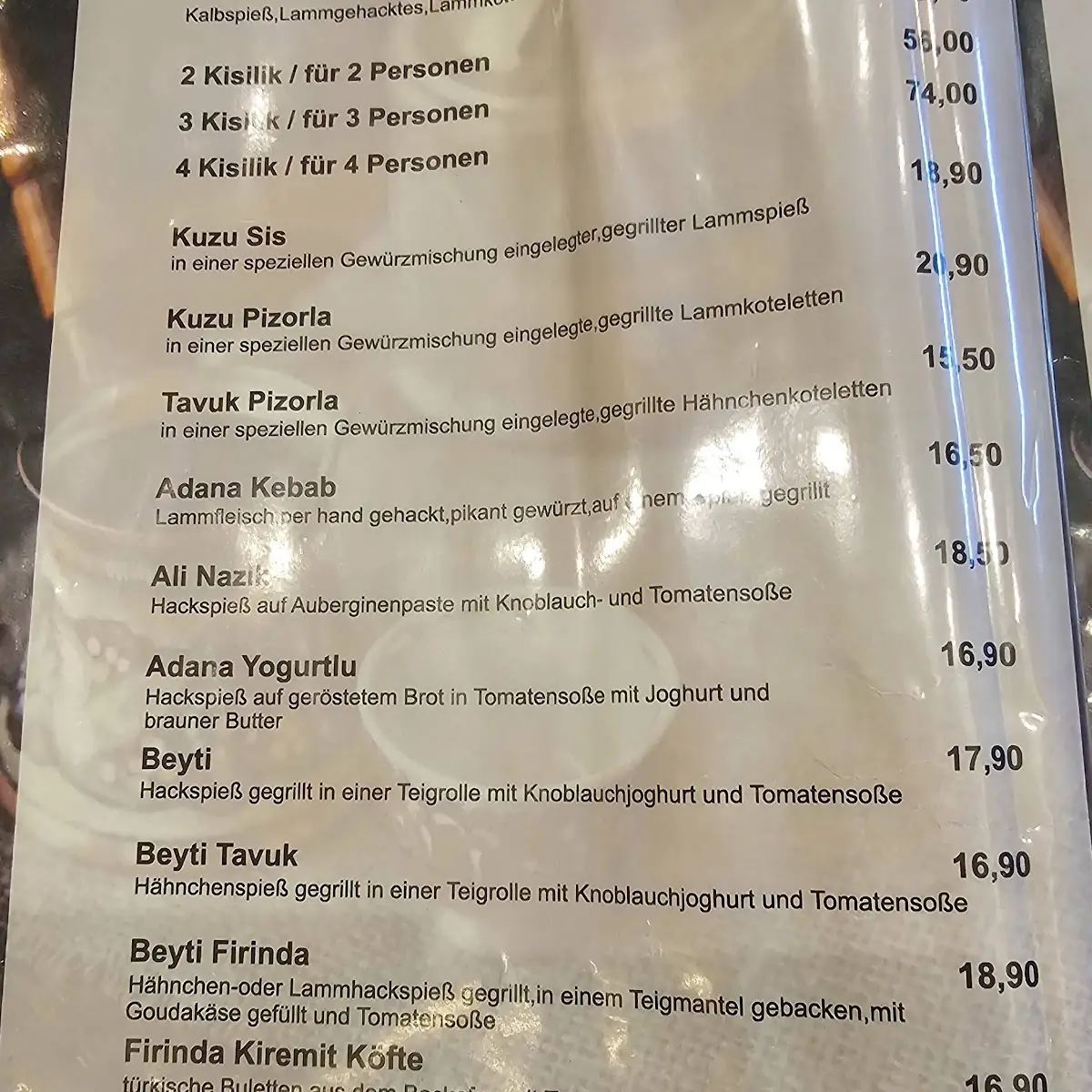 Speisekarte photo 3