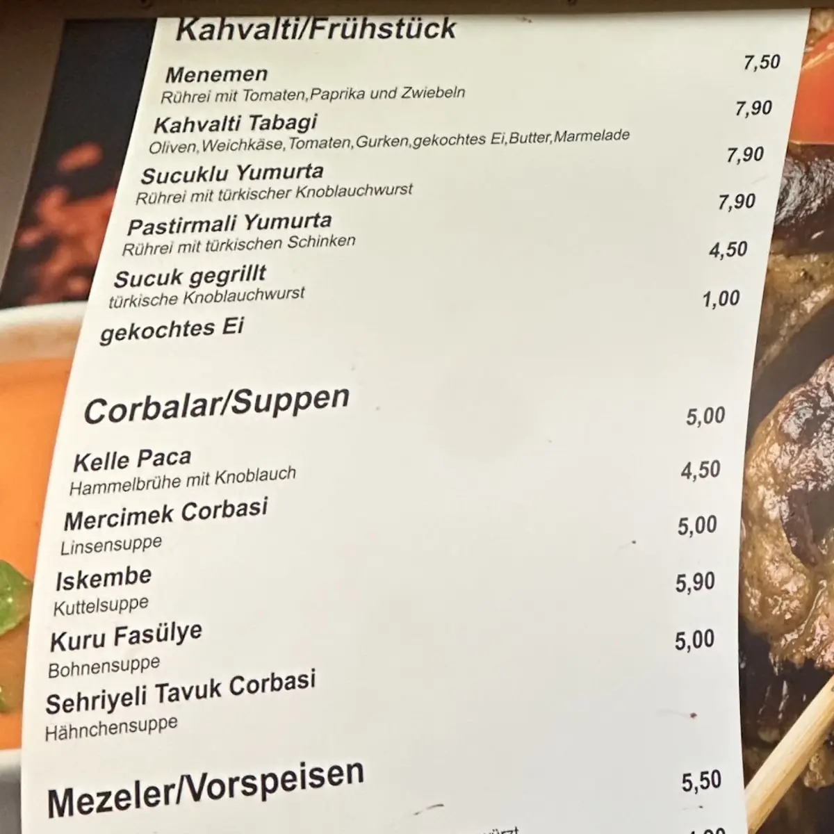 Speisekarte photo 6