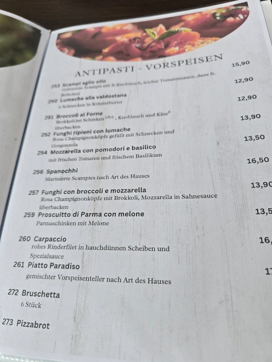 Speisekarte photo 2