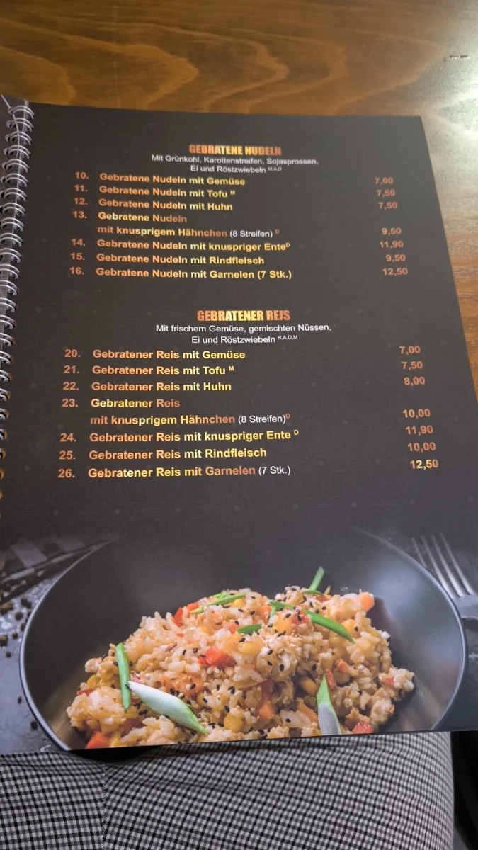 Speisekarte, Huy Khang