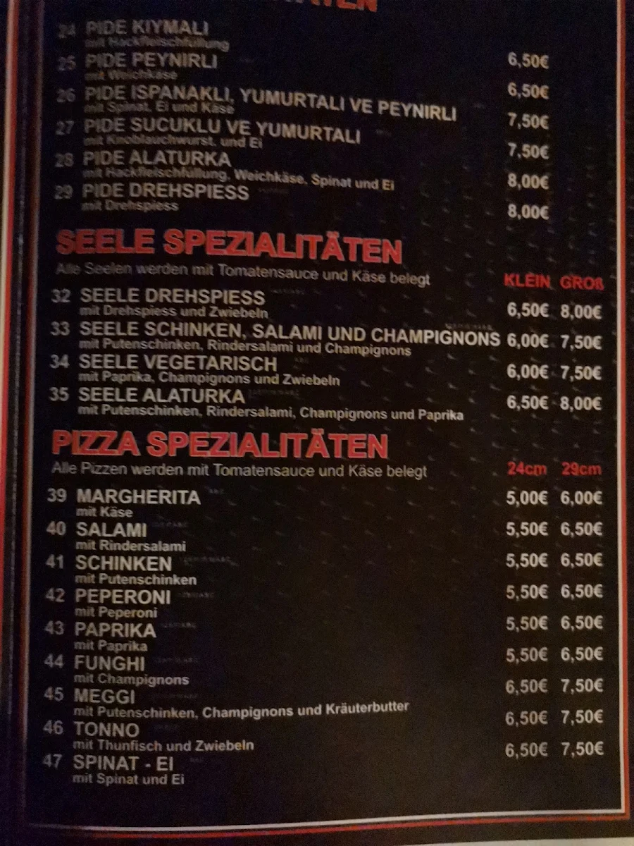 Speisekarte photo 2
