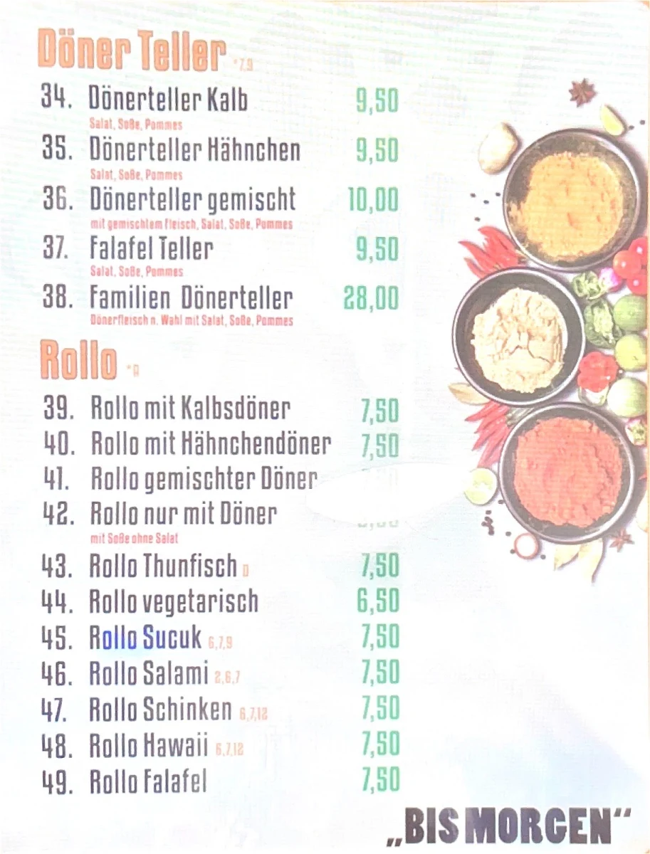 Speisekarte photo 1