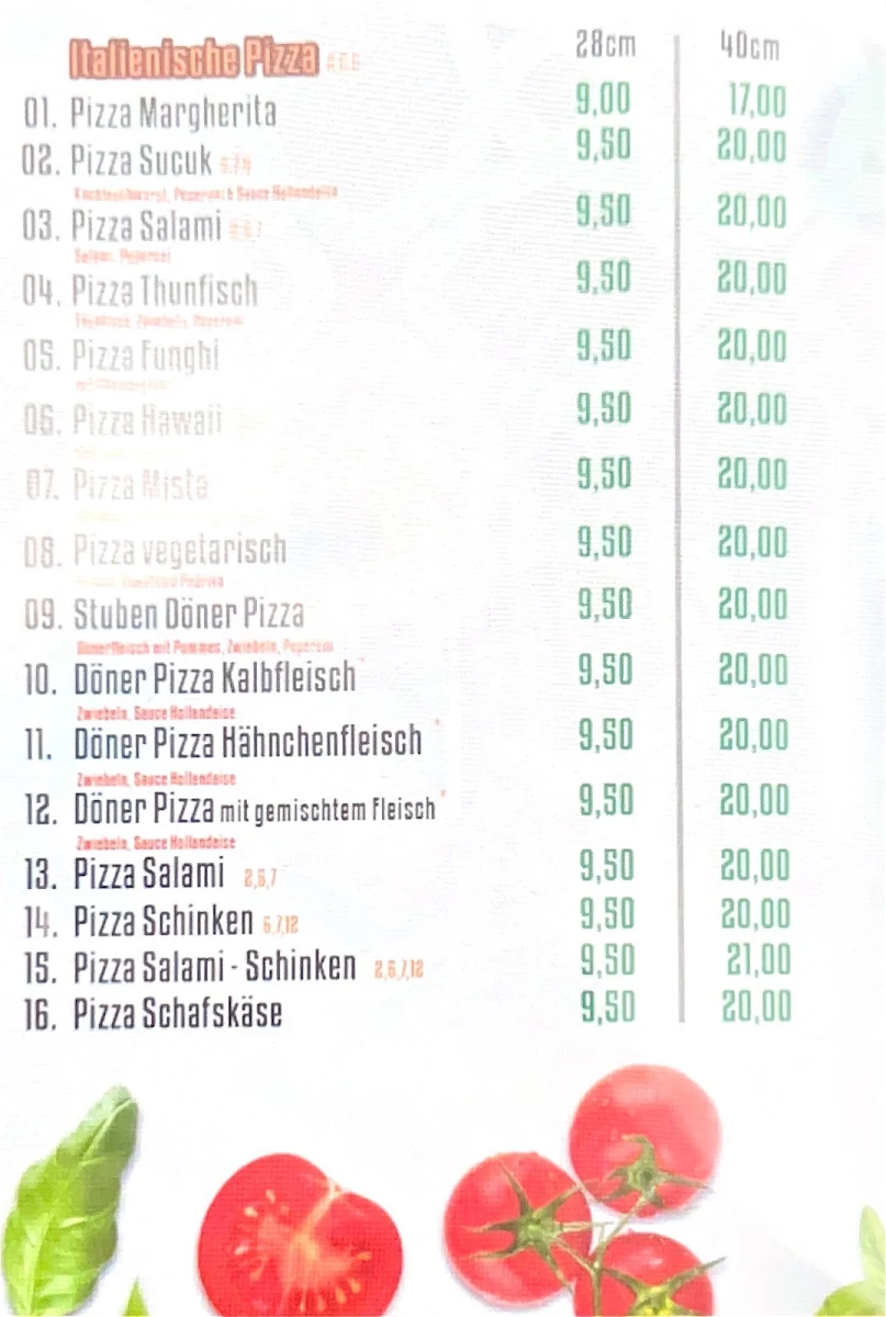 Speisekarte photo 4